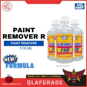 Mr. Paint Remover R 100ml  T-119 New Formula - cairan penghilang warna cat aman untuk plastik metal Mr. Hobby GSI