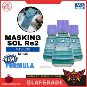 Mr. Masking Sol Re2 (New Formula)  Liquid Masking Cair - Water Soluble Masking Cair Gunpla Scale Model Mr.Hobby GSI Creos