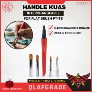Handle Kuas BROAD PAINTING Interchangeable DSPIAE Brush PT-TB