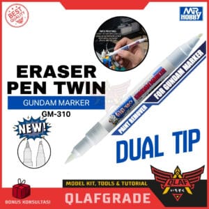Mr. Hobby Gundam Marker Eraser Pen Twin GM-310 Dual Tip Pen - pen penghapus spidol marker remover Mr.Hobby GSI