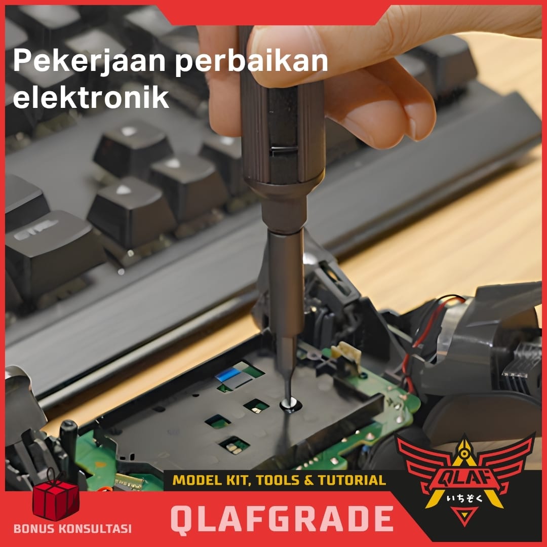 Dspiae Mata Obeng SET 9 pcs (SD-S01) - compatible with Orbit Electric Drill wireless AT-ED - Gambar 5