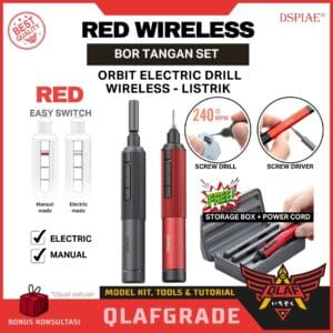 Dspiae Bor Tangan RED Wireless (AT-ED) Orbit Electric Drill listrik
