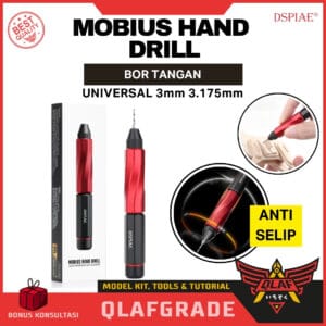 Dspiae Bor Tangan Mobius Hand Drill (AT-MHD) UNIVERSAL 3mm 3.175mm
