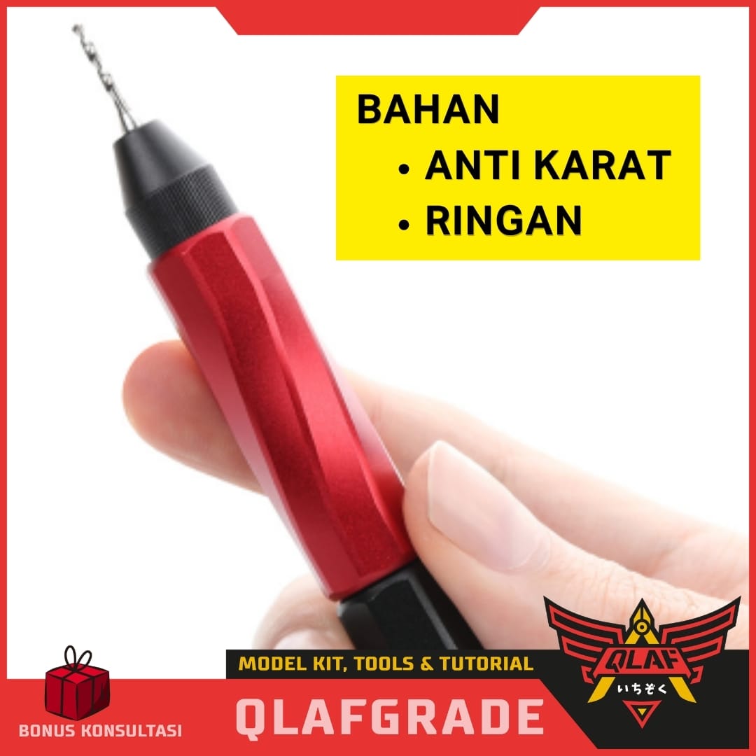 Dspiae Bor Tangan Mobius Hand Drill (AT-MHD) UNIVERSAL 3mm 3.175mm - Gambar 4