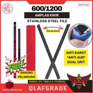 Dspiae Amplas Kikir 600/1200 (AT-FX02) Stainless Steel File Anti Karat