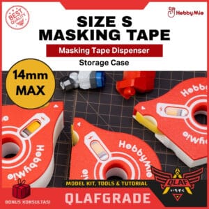 Masking Tape Dispenser S | Storage Case 3D Hobby mio - Kotak tempat penyimpanan isolasi kertas