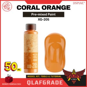 Dspiae CORAL ORANGE Pre-Mixed Paint (XG-205) Wash Free Special Edition Hatsune Miku
