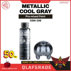 Dspiae METALLIC COOL GRAY Pre-Mixed Paint (XSM-208) Wash Free Special Edition Hatsune Miku
