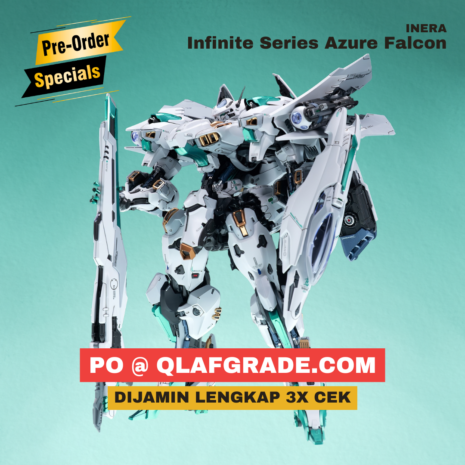 PO QLAF GRADE Infinite Series INERA Azure Falcon Pure Plastic Assembly Model PO QLAF GRADE Infinite Series INERA Azure Falcon Pure Plastic Assembly Model